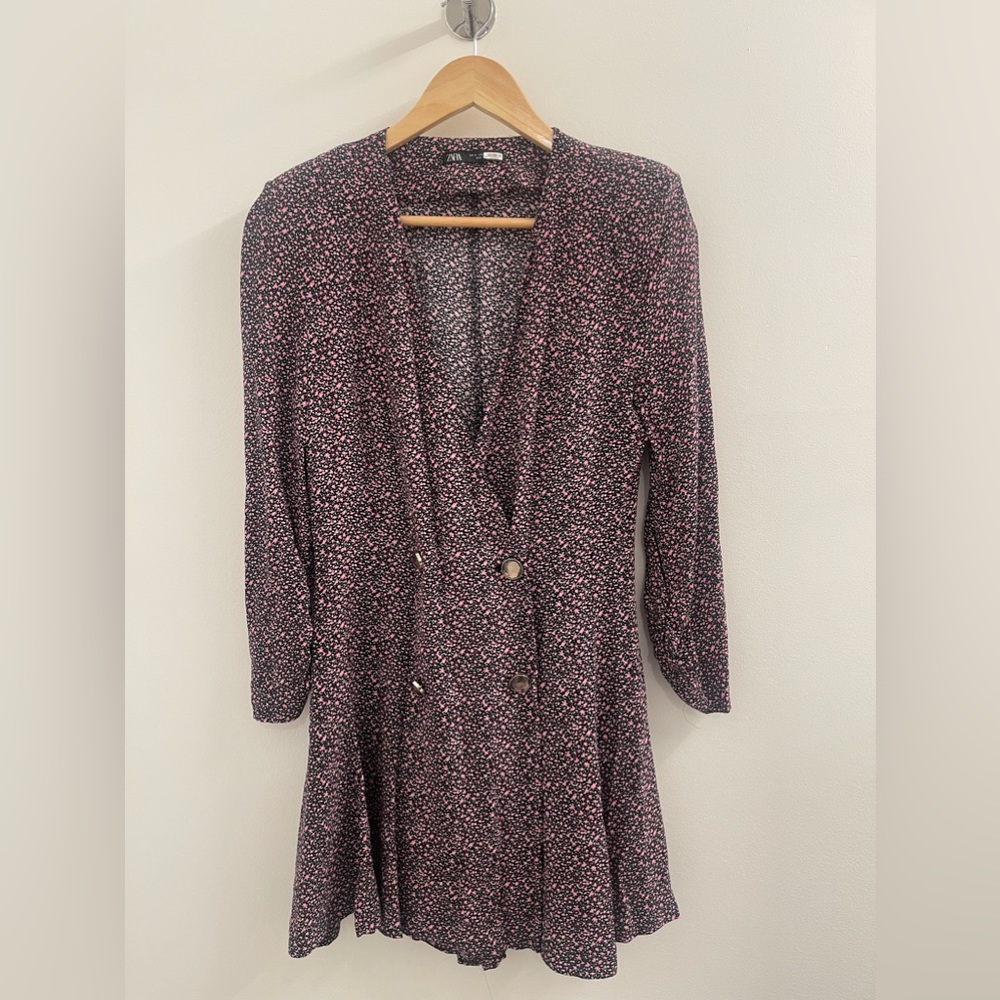 Zara Floral Wrap Dress (with shorts) size S